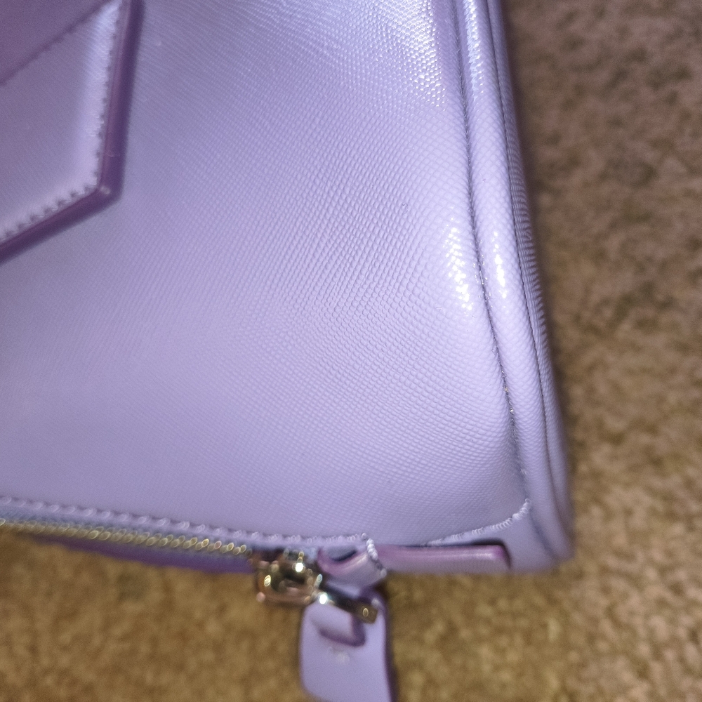 Marc Jacobs Purple Medium Satchel with Dome Shape and Silver Hardware - Picture 3 of 12